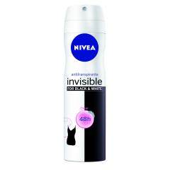 NIVEA ANTITRANP. INVIS. BLACK-WHITE CLEAR 150ML