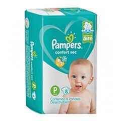 PANAL PAMPERS COMFORT SEC P 8UN