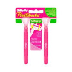 G. PRESTOBARBA ULTRAGRIP 2 ROSA MAQ. AFEIT. DESC