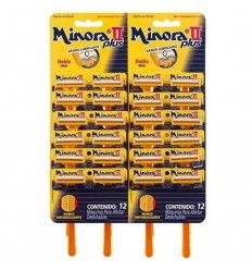 MINORA 2 MAQUINA P/AFEIT. DESCAT. DOBLE HOJA PRO