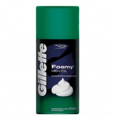 GILLETTE FOAMY ESPUMA DE AFEITAR MENTOL 322 ML