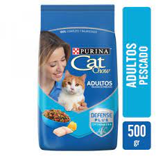 CAT CHOW ALIMENTO P/GATOS ADTOS. PESCADO 500G