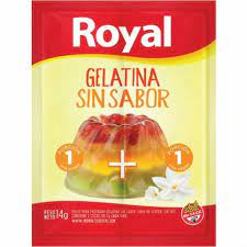 GELATINA ROYAL SIN SABOR 14G