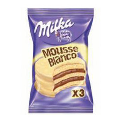 MILKA ALFJOR TRIPLE MOUSSE BLANCO