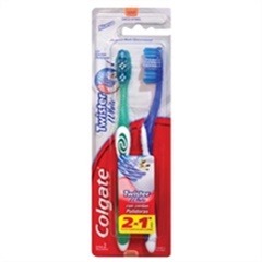COLGATE TWISTER WHITE CEP. DENT. SUAVE 2UN