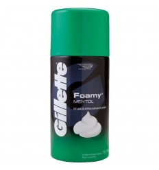GILLETTE FOAMY ESPUMA DE AFEITAR MENTOL 179ML