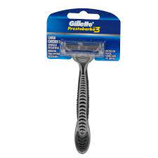GILLETTE PRESTOBARBA3 MAQ. P/AFEITAR DESCAT.