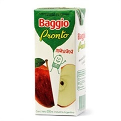 JUGO BAGGIO PRONTO MANZANA 200ML
