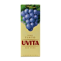 UVITA VINO DE MESA TINTO TETRA