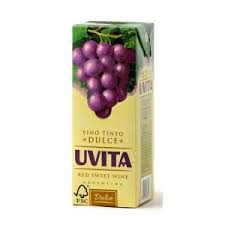 UVITA VINO DE MESA TINTO DULCE TETRA