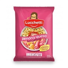 LUCCHETTI LUCHETTINIS JAMON-QUESO 500G
