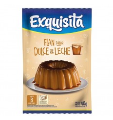 EXQUISITA FLAN DULCE LECHE 40G