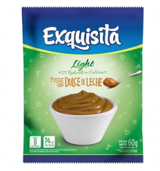 EXQUISITA POLVO P/PREPARAR POST. LIGHT D. LECHE