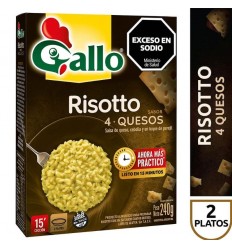 GALLO RISOTTO 4 QUESOS ARROZ
