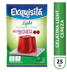 EXQUISITA PVO. P/PREP. GELAT. LIGHT CEREZA