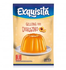 EXQUISITA GELAT. DURAZNO PVO. P/PREP. GELAT. 40G