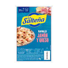 L. SALTENA RAVIOLES JAMON Y QUESO