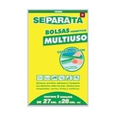 BOLSAS SEPARATA HERMATICAS 27CM*28CM 5UN