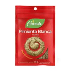 ALICANTE PIM.BCA PIMIENTA BLANCA MOLIDA 25G