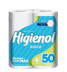 HIGIENOL PAP. HIGIENICO RINDE 50 MTS.