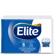 ELITE PANUELO DESCART. TRIPLE HOJA POCKET 6UN