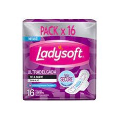 LADYSOFT TOA. FEM ULTRAD. SUAVE C/ALAS 16UN