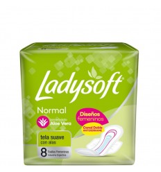 LADYSOFT NORMAL SOFT T. SUAVE C/ALAS TOA. FEMEN.