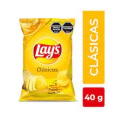 LAYS PAPAS FRITAS CLASICAS 40G