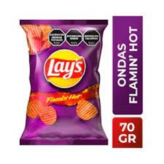 LAYS PAPAS FRITAS FLAMIN'HOT 70G