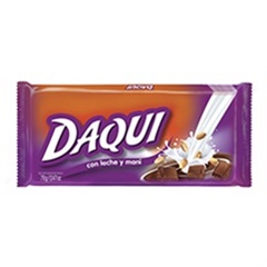 CHOCOL.DAQUI LECHE-MANI 70G