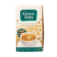 GREEN HILLS TE MANZANILLA 20 SAQUITOS