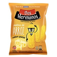 PALITOS D.HERMAN ARROZ QUESO 80G