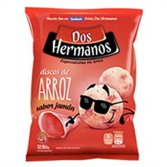 DISCOS D.HERMANO ARROZ JAMON 80G