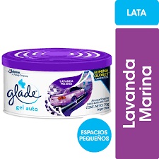 GLADE GEL AUTO LAVANDA MARINA AROM. AMB. P/AUTOS