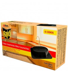 RAID MAX CEBO INSECT. MATA CUCARACHAS *6