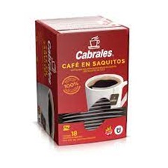 CABRALES CAFE EN SAQUITOS 18*5G