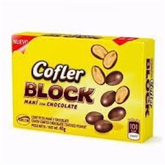 COFLER BLOCK MANI C/CHOCOL. C/LECHE 40G