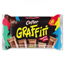 CHOCOL.COFLER GRAFFITI C/LECHE 45G
