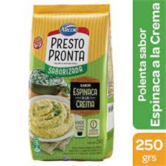 POLENTA P.PRONTA ESPINACA A LA CREMA 250G