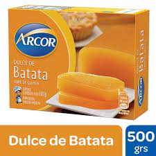 DULCE ARCOR BATATA ESTUCHE 500G