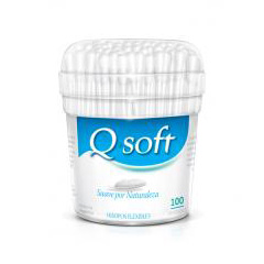Q.SOFT HISOPOS POTE 100UN
