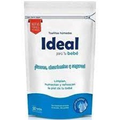 IDEAL TOA.HUMEDA TOALLAS HUMEDAS D.PACK 50UN