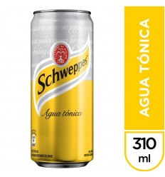 SCHWEPPES AGUA TONICA LATA 310 ML