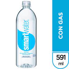 SMARTWATER AGUA C/GAS BOT. 591 ML