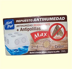 AIRE PUR ANTIHUMEDAD REP. COMPACTO CEDRO 250G