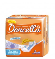 T.FEM.DONCELLA NORMAL SUAVE S/A.S/PERF. 8UN