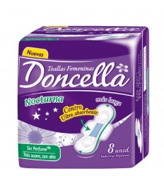 TOA.FEM.DONCELLA NOCT.S/PERF.SUAVE C/A 8UN