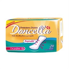 PROTEC.DONCELLA RESPIRABLE C/PERFUME 20UN