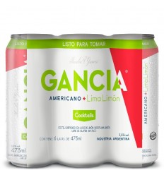 GANCIA COCKTAILS AMERICANO+LIMA LIMON LATA