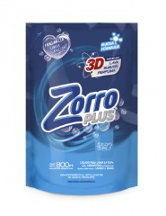 ZORRO PLUS LIQ. P/LAV. ROPA D. PACK
